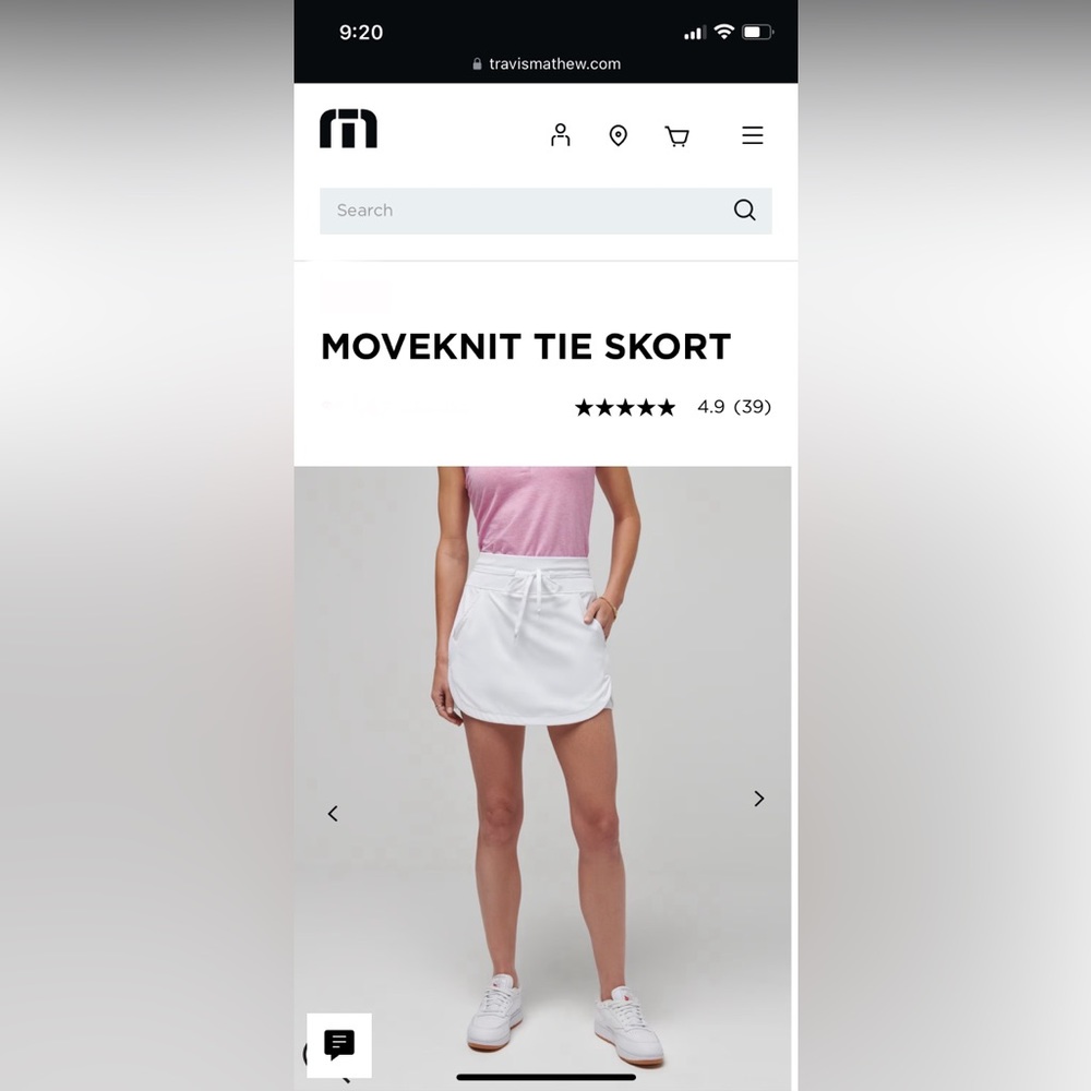 Travis Mathew MoveKnit Skirt